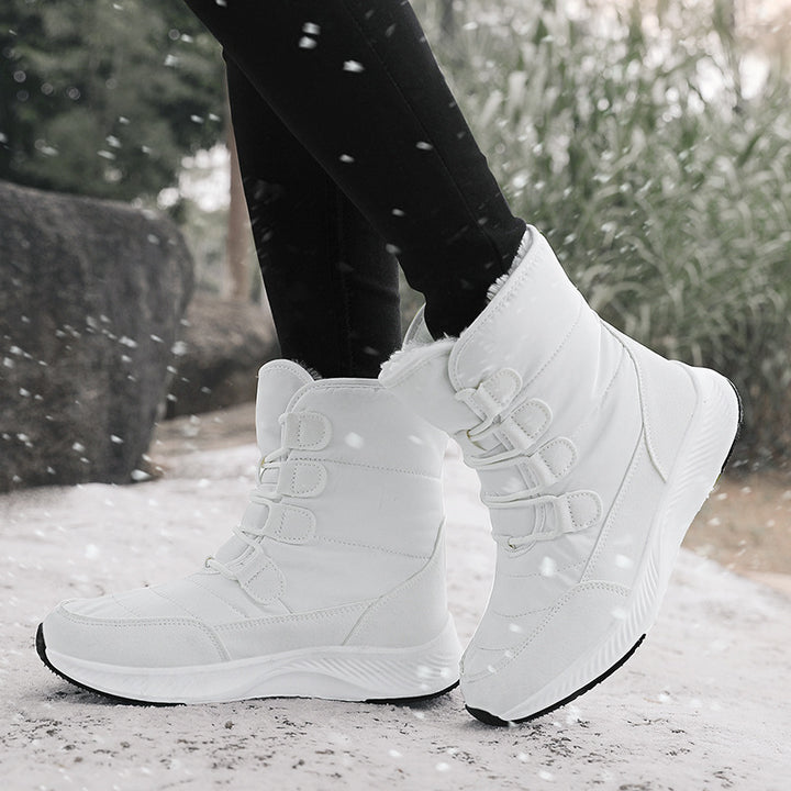 Women Insulated Padded Winter Boots with Insulation and Non-Slip EVA Sole Amarae