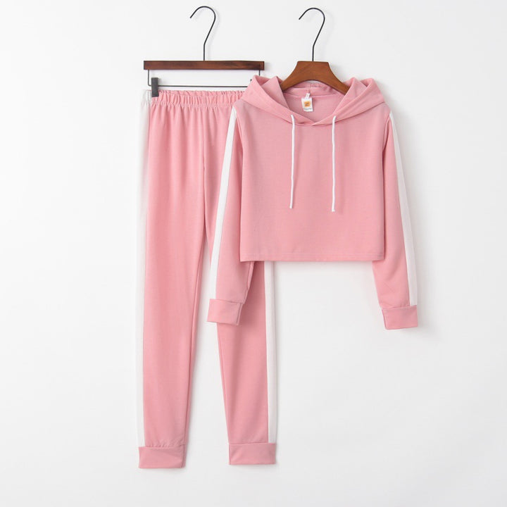 Women's sports set with short hoodie and leggings Lune London