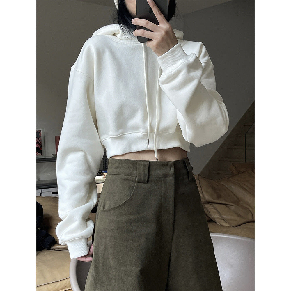 Ladies extra-wide high-waisted palazzo pants in baggy style with wide leg and deep crotch Amarae