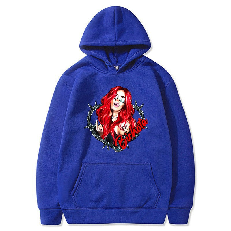 Women’s hoodie with artistic graphic print and cozy fit Chic & Stil