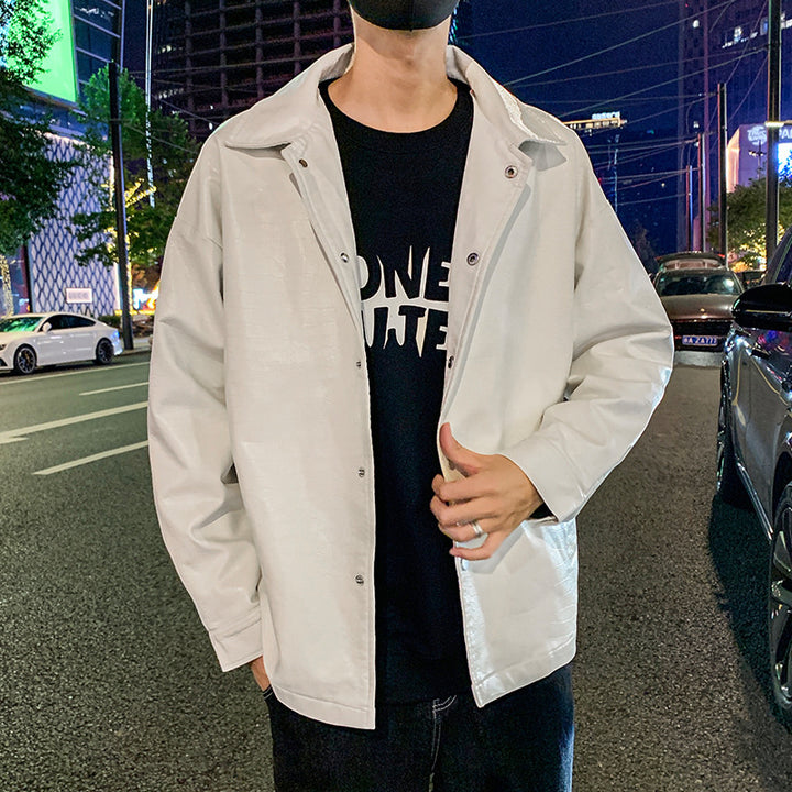 Amarae snap button casual jacket for men
