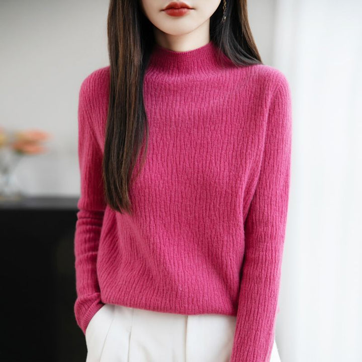 Pull fin en maille pour dames Chic & Stil