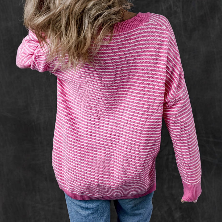 Ladies V neck sweater Lune London