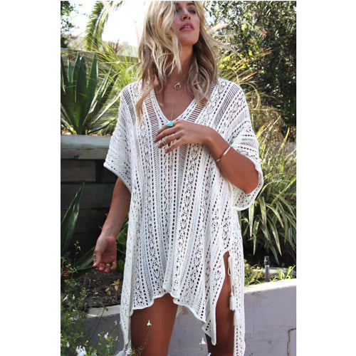 Ladies structured crochet beach cover-up Amarae