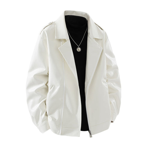 Trendy faux leather jacket for women Amarae