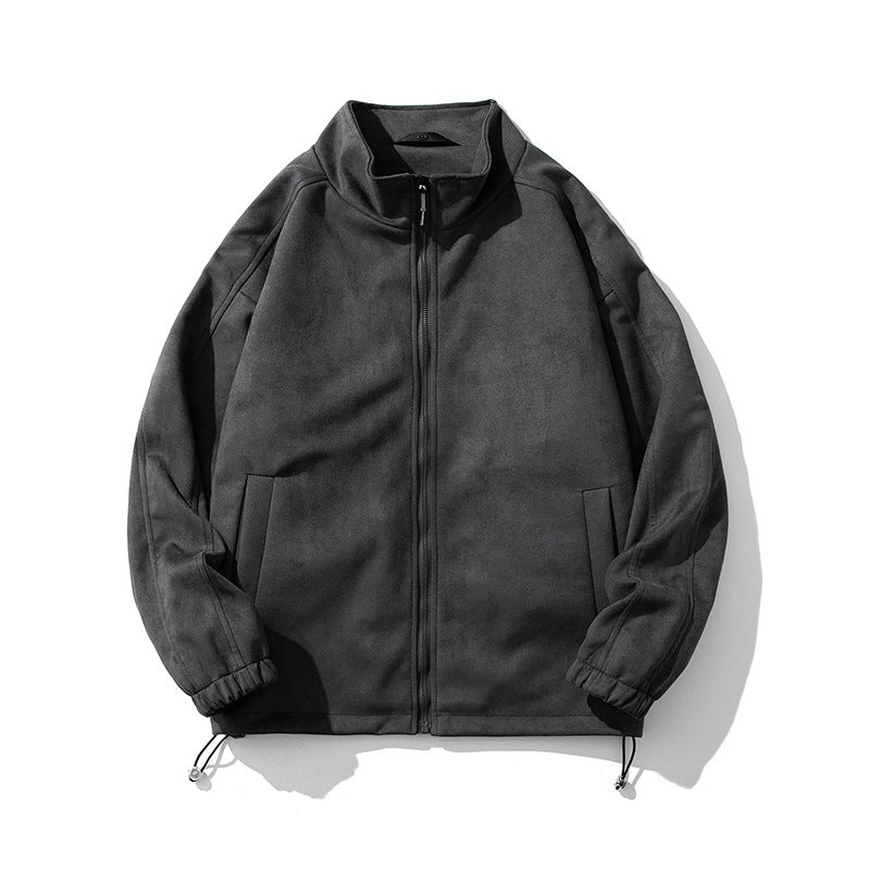 Sports fleece jacket for women with high collar and zippered side pockets Lune London