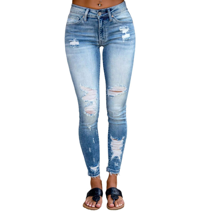 Skinny jeans for women with modern ripped details Chic & Stil