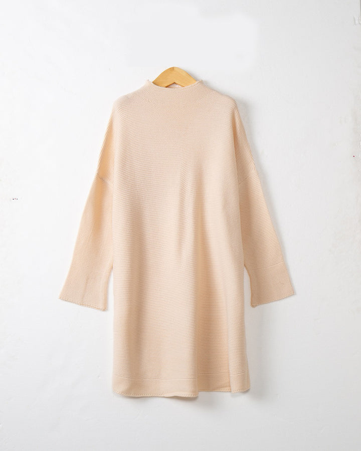 Ladies Large soft knit turtleneck sweater Lune London