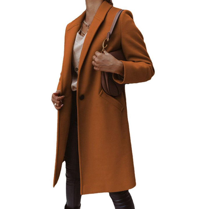 Ladies elegant oversized jacket with simple designs and practical pockets Amarae