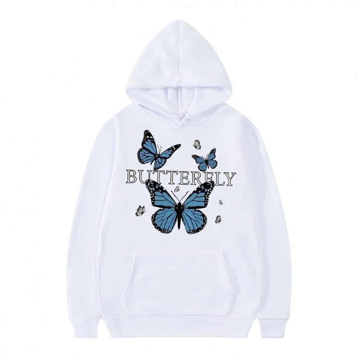 Women's hoodie with butterfly motif Chic & Stil