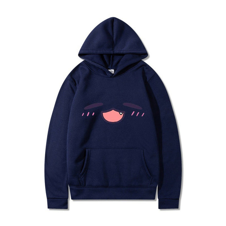 Women's hoodie with cheerful cartoon face and comfortable fit Lune London
