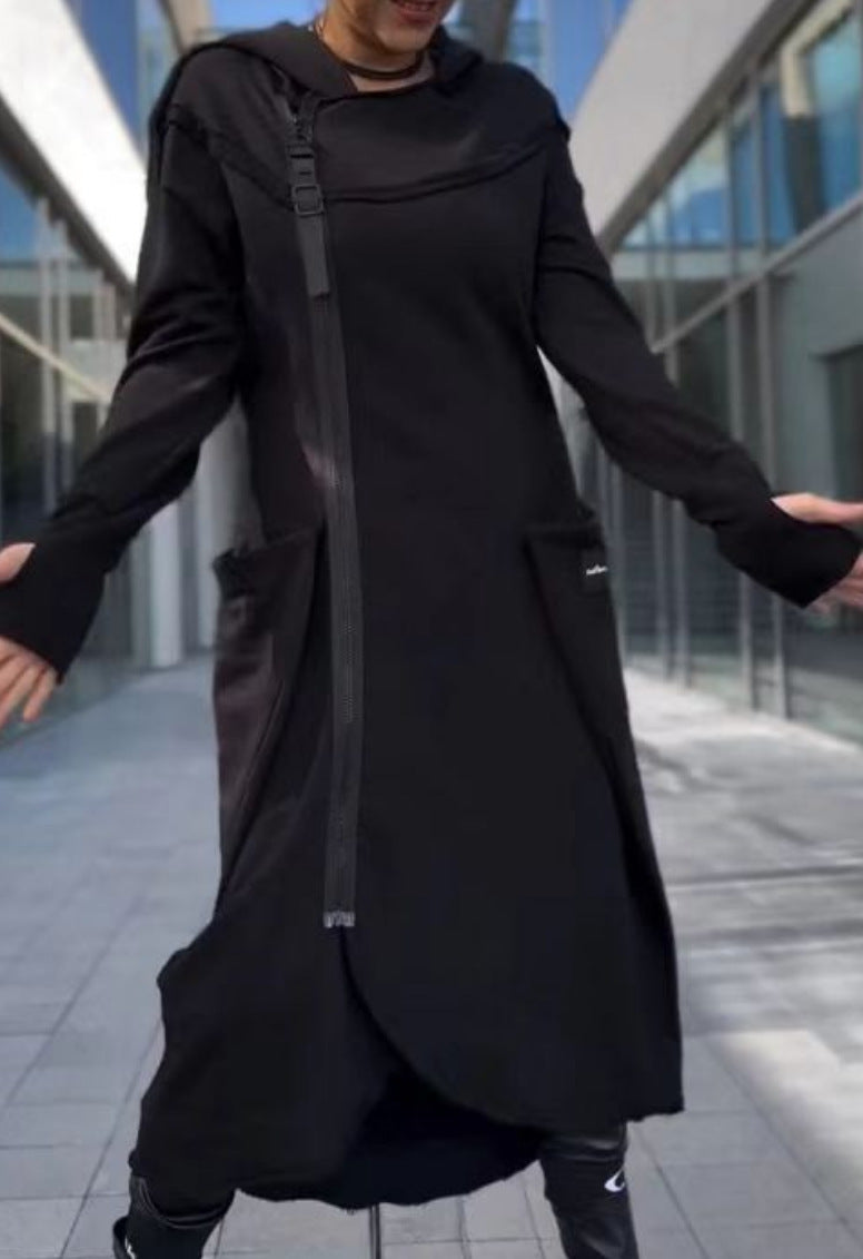 Robe à capuche urbaine pour femmes avec poches pratiques Chic & Stil