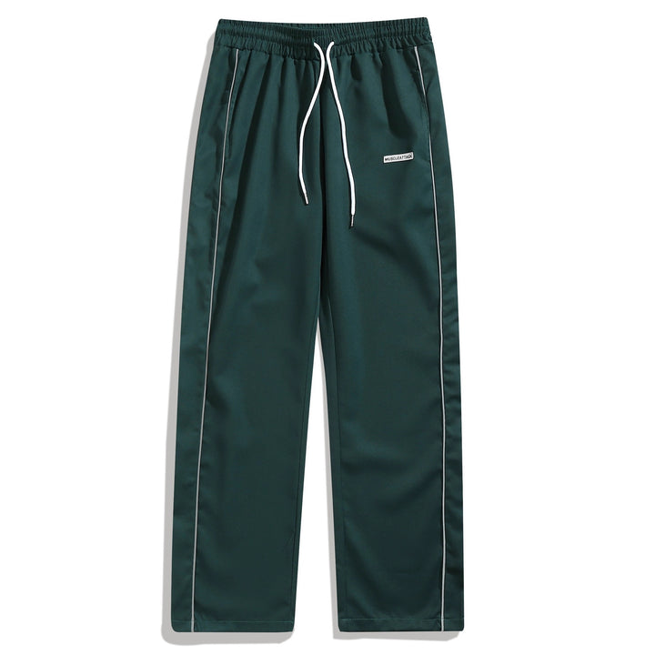 Casual men's jogger pants with elastic waist and contrasting side stripes Lune London