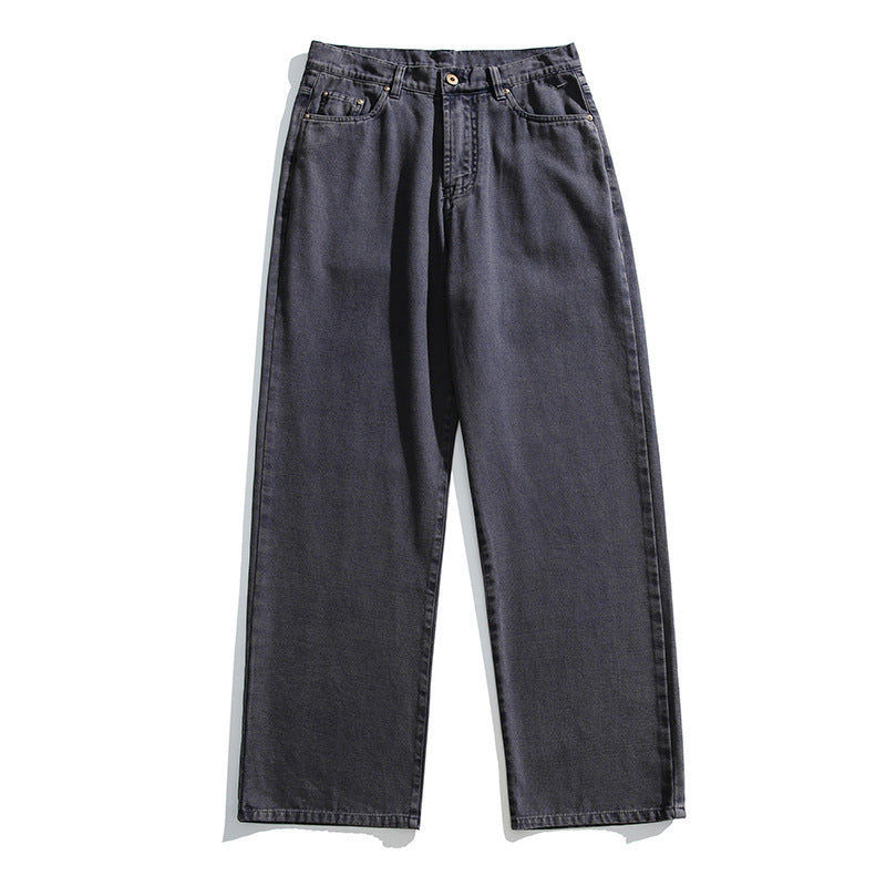 Women's jeans with high waist, straight leg and vintage wash Amarae
