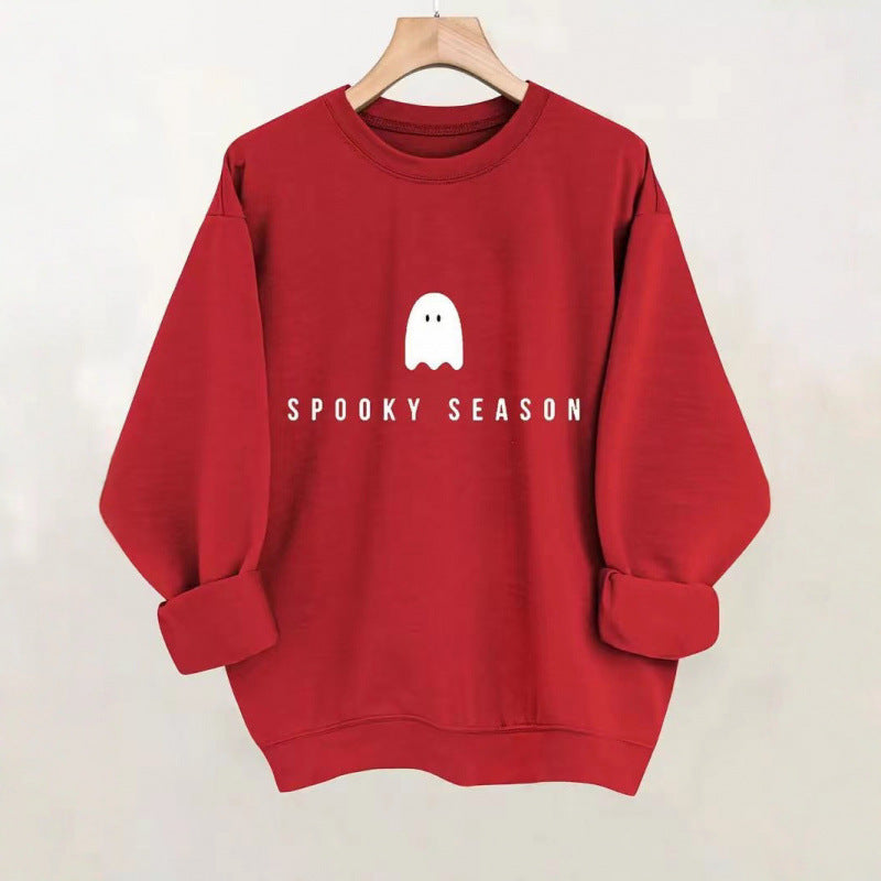Women's sweatshirt with casual spooky design and soft inner fleece Lune London
