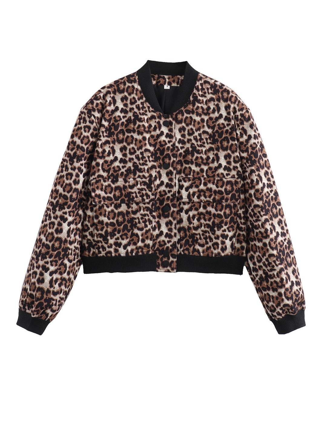 Lune London women's animal print bomber jacket