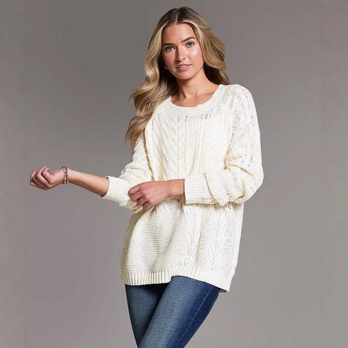 Pull en tricot pour femmes Chic & Stil