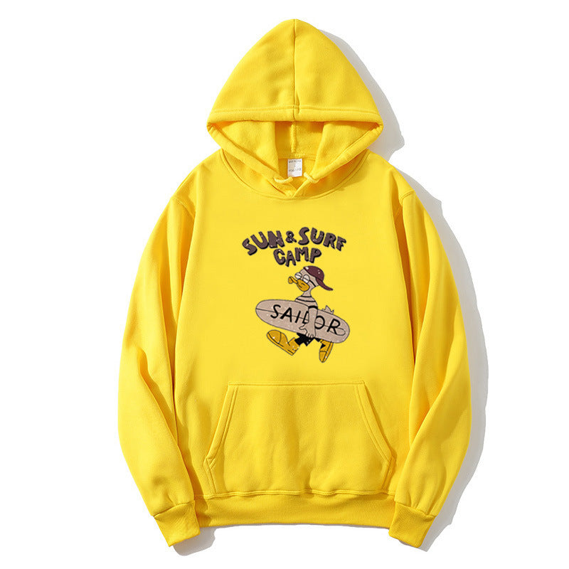 Women’s hoodie with funny surf motif Chic & Stil