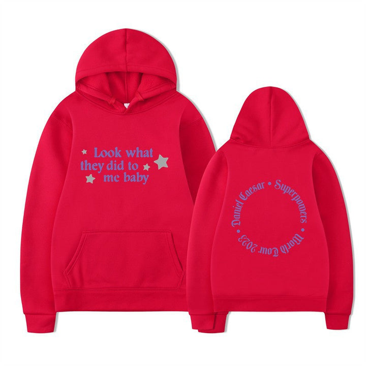 Women's hooded sweatshirt with creative slogan and unique design Chic & Stil