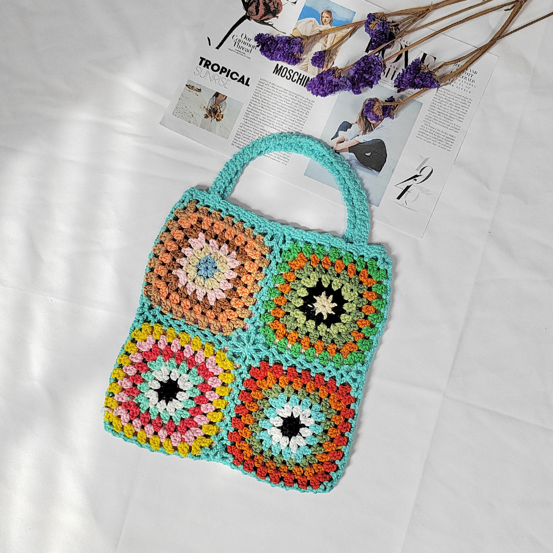 Handmade crochet tote bag for women Lune London