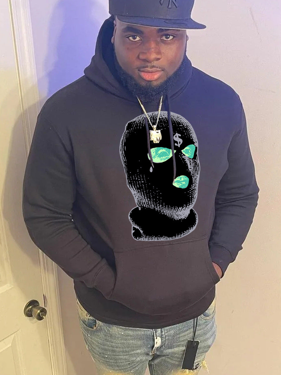 Men's hoodie with original graphic print Lune London