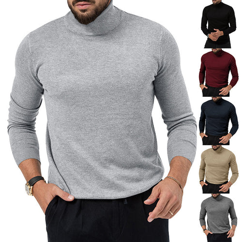 Men's turtleneck sweater with a fine knitted structure and a relaxed fit Amarae