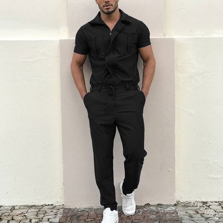 Ladies' jumpsuit with practical pockets and elastic waistband Lune London