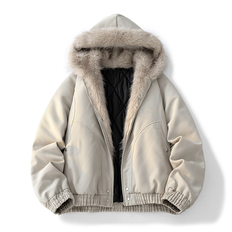 Lune London | Women's Camouflage Winter Jacket with Cozy Faux Fur Lining