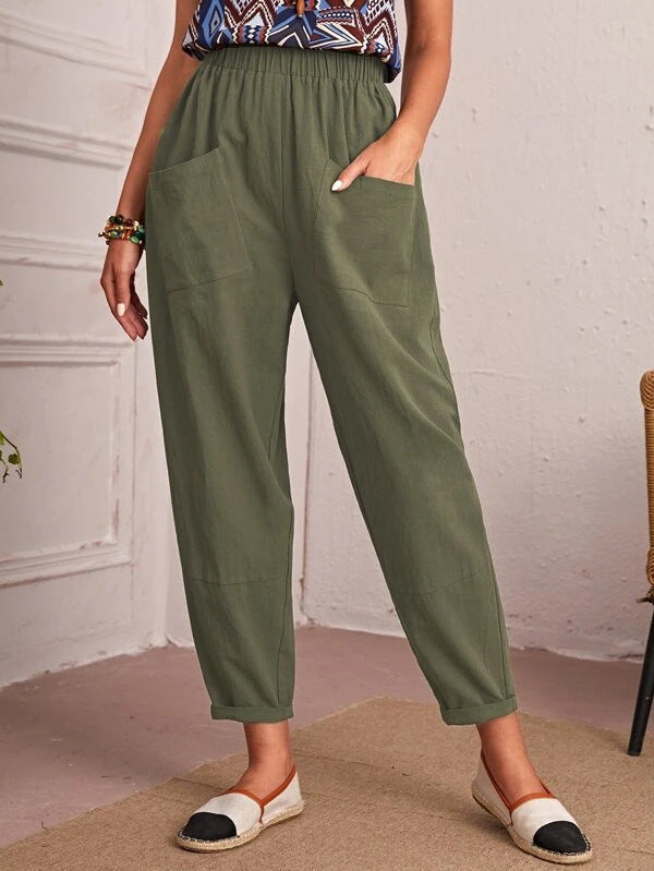 Women Relaxed Fit Lune London Leisure Pants