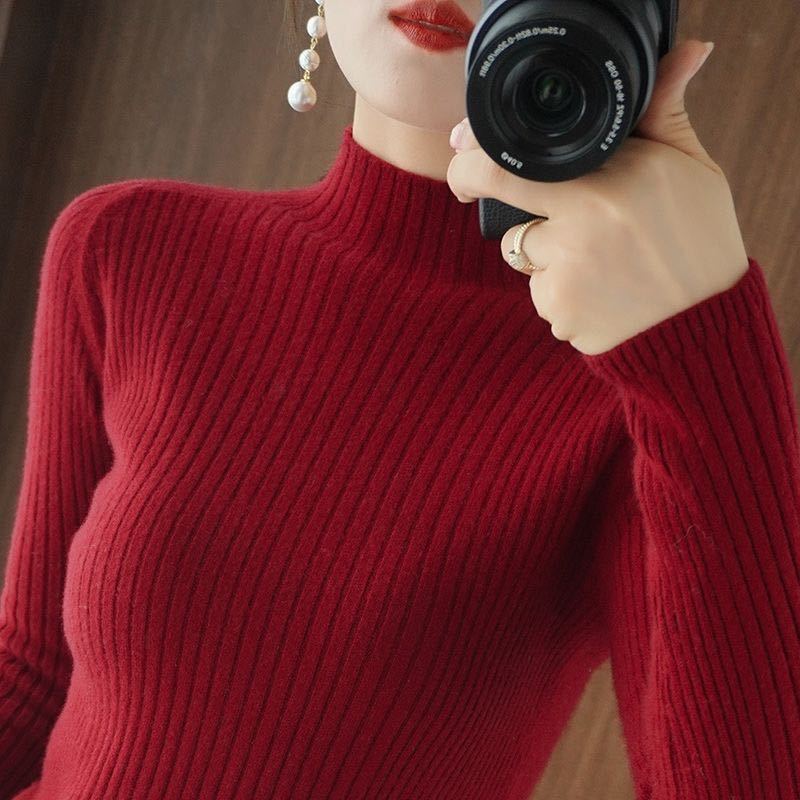 Pull à col roulé élégant et flatteur pour la silhouette Chic & Stil