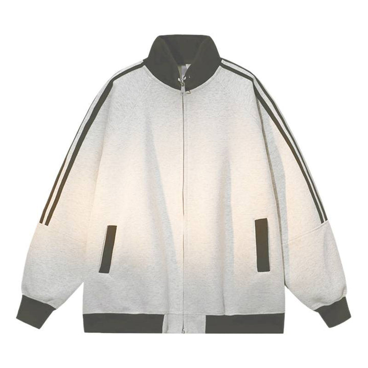 Sporty hooded jacket for women with zipper and raglan sleeves Lune London