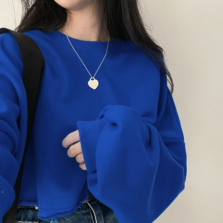 Women's Cropped Sweatshirt Lune London