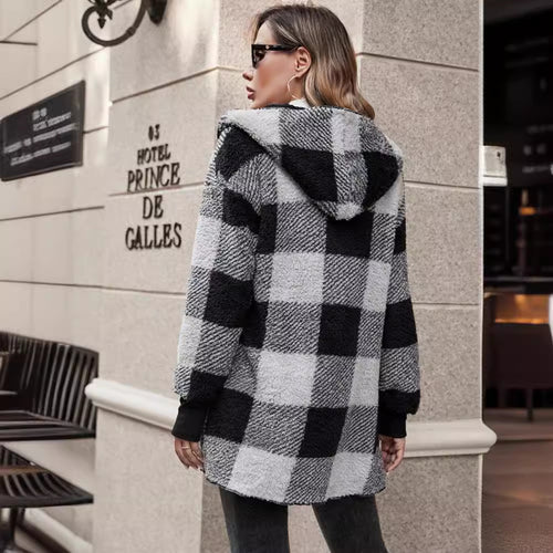 Ladies comfortable tartan jacket Amarae