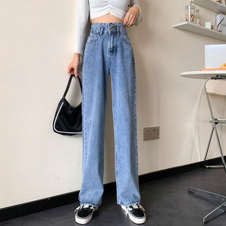Jeans pour femmes à coupe large avec fit décontracté Chic & Stil