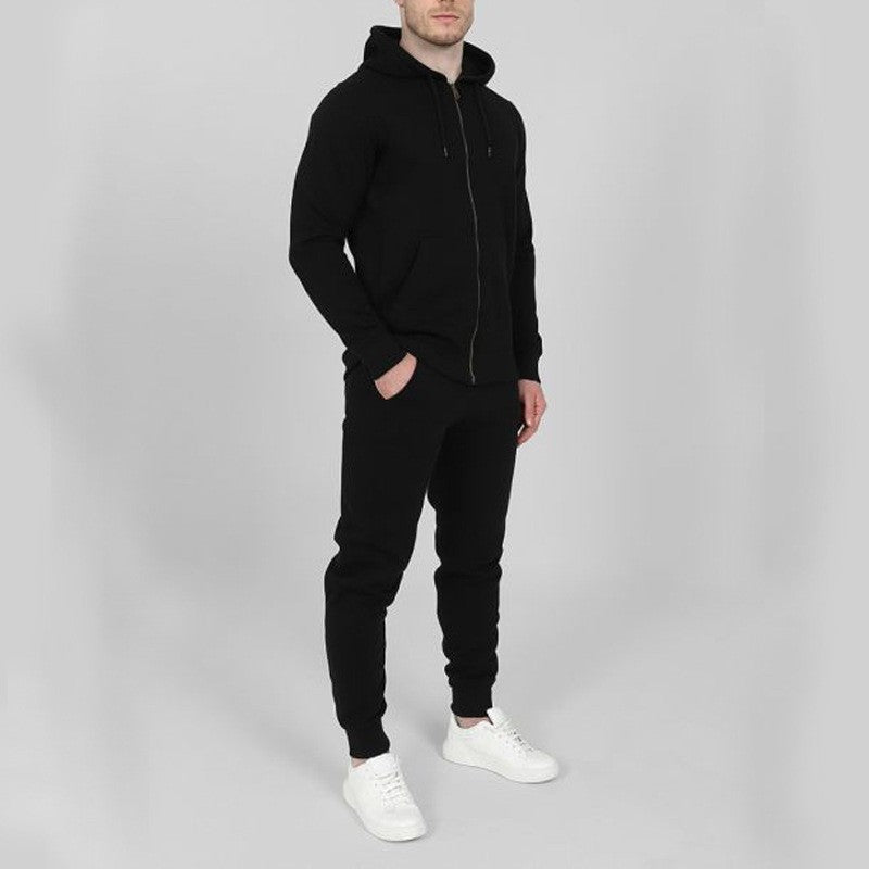 Men's sports tracksuit set with full zip and elastic cuffs Lune London
