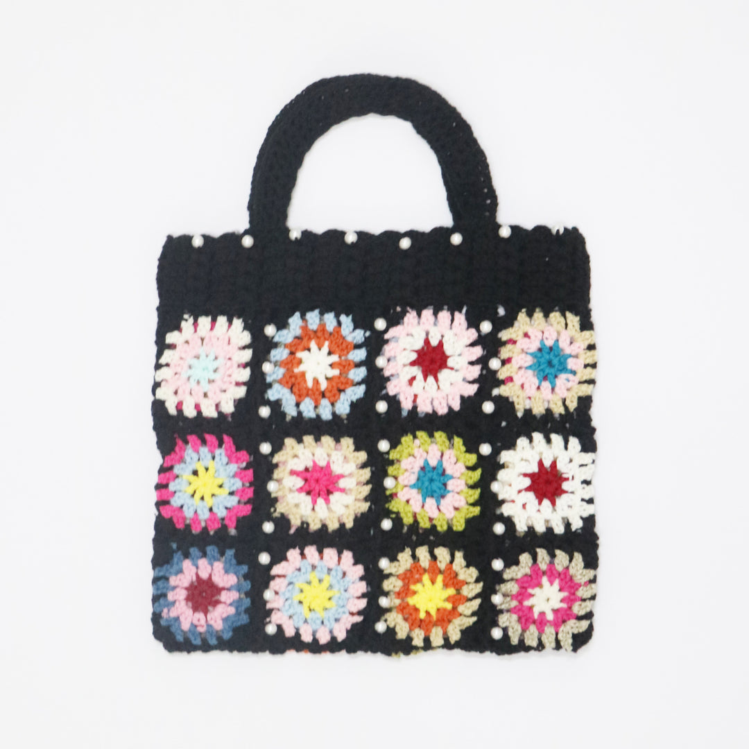 Handmade crochet tote bag for women Lune London