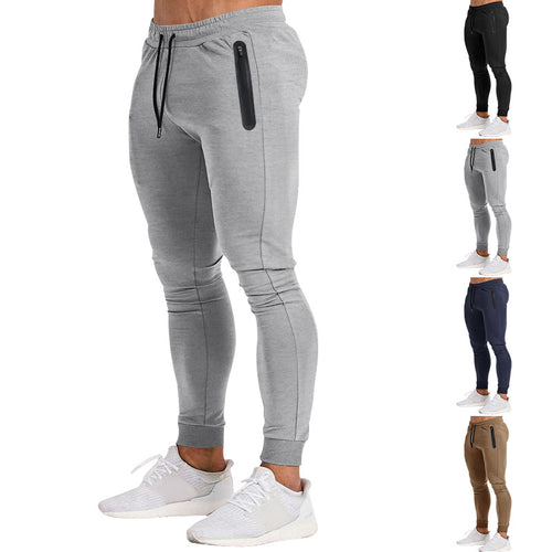 Slim-fit sports jogging pants for men with functional pockets Amarae