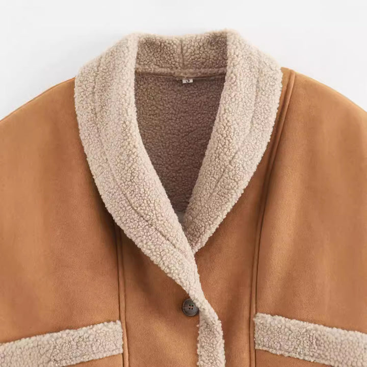 Women cozy transition jacket with soft lining and stylish lapel Lune London