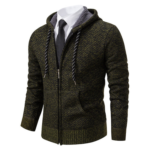 Stylish hooded jacket for men with soft inner lining and elegant accents Amarae
