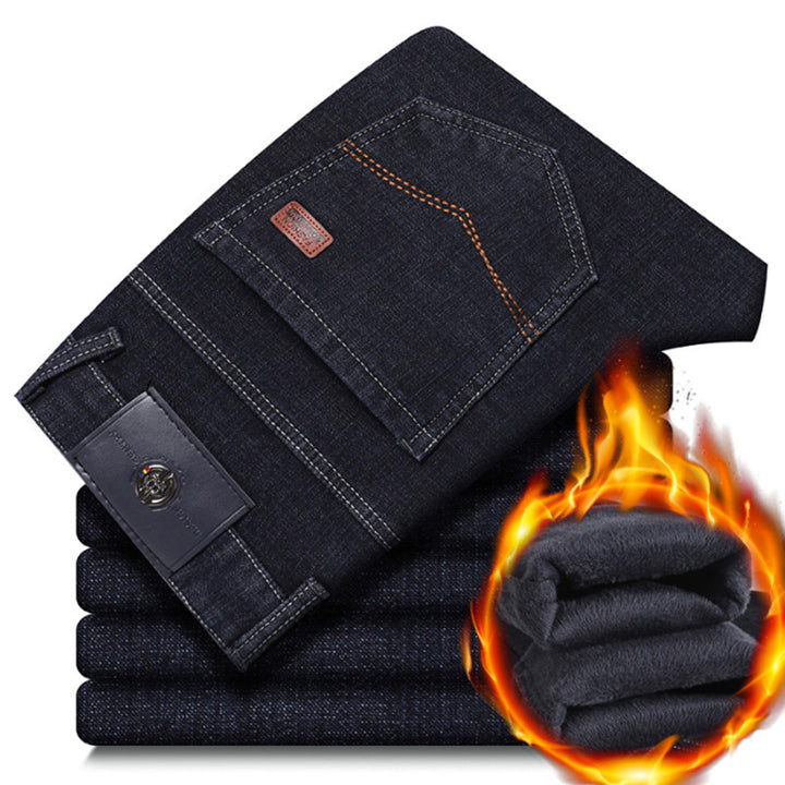 Men's jeans, warm and padded, with a classic cut Lune London
