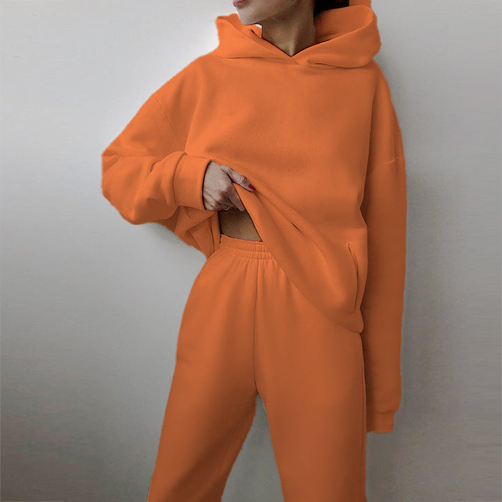Ensemble de sweat à capuche surdimensionné et de pantalon de jogging pour femmes Chic & Stil