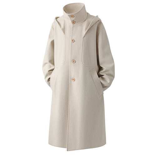 Women transition jacket with hood and structured design Amarae