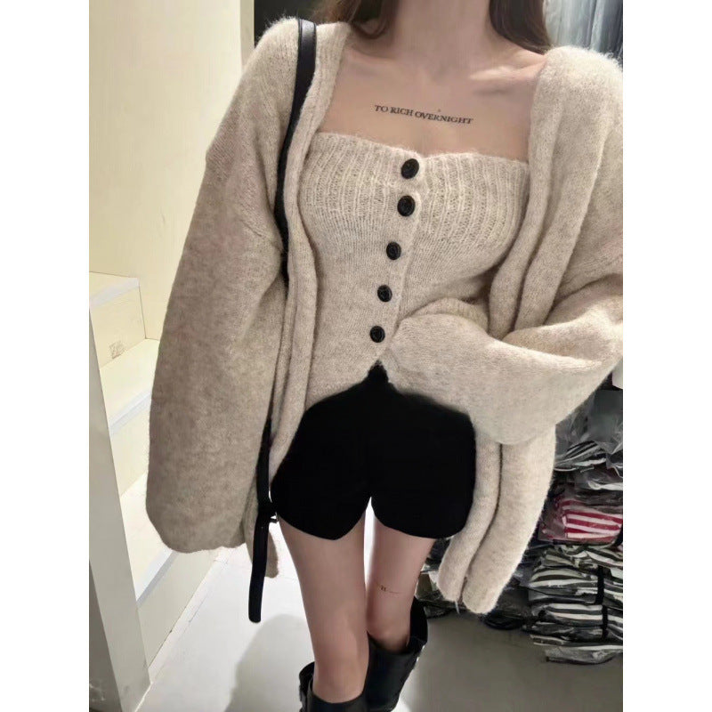 Gilet pour femmes avec détails de boutons et coupe ample Chic & Stil