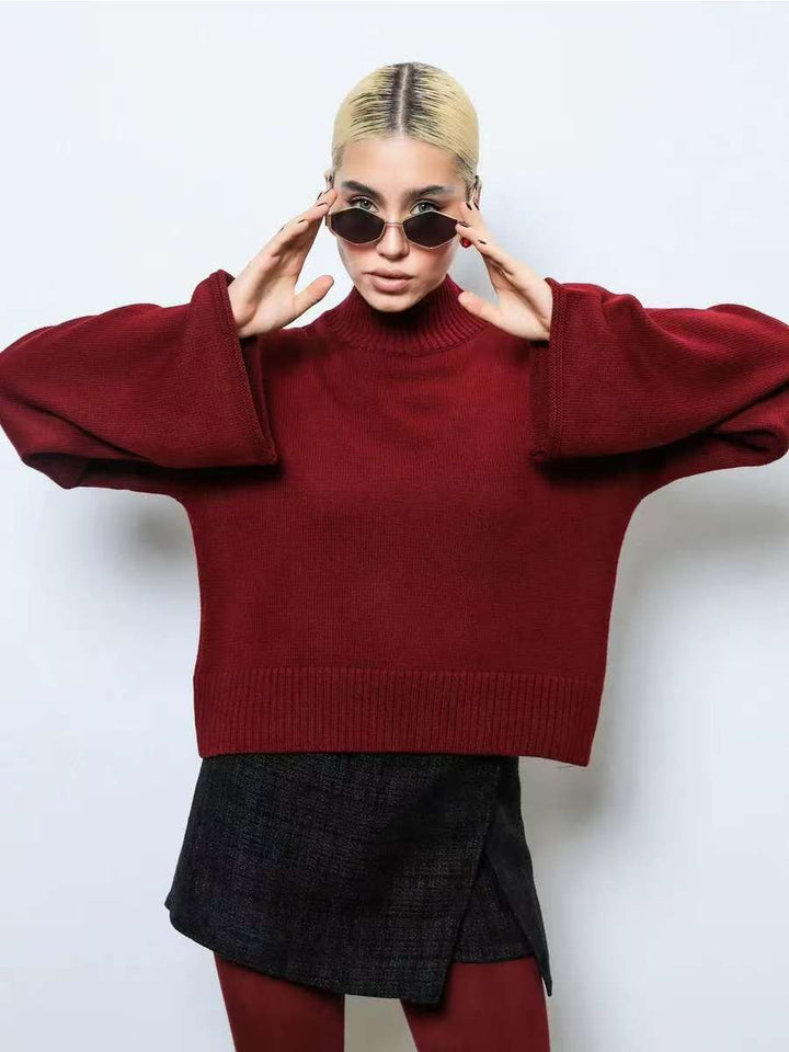 Fashion sweater for women with a loose fit and wide edges Lune London