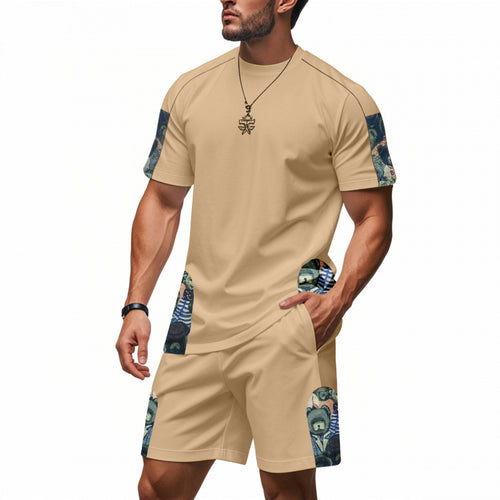 Amarae graphic print lounge set for men