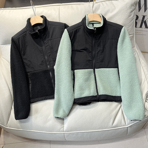 Veste en polaire pour femmes avec col haut Chic & Stil