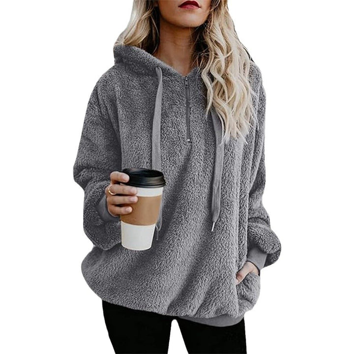 Oversized hoodie for women with practical side pockets Amarae