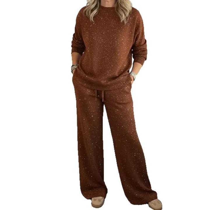 Ensemble de détente décontracté pour femmes en matériau doux avec une coupe décontractée Chic & Stil
