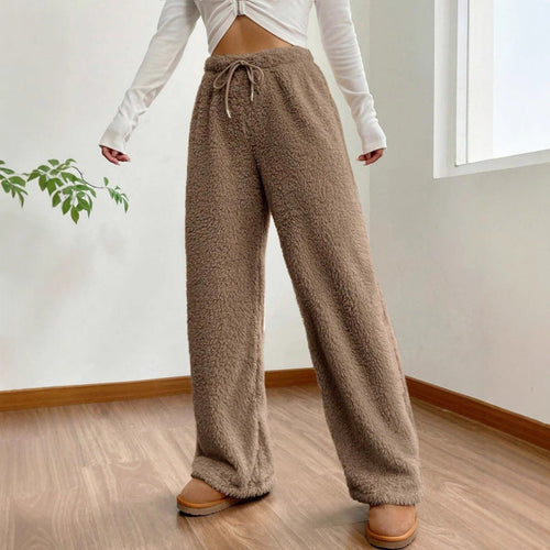 Ladies Fluffy Relaxed Pants In Casual Cut Amarae