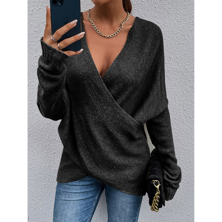 Pull V-neck de loisirs pour femmes Chic & Stil